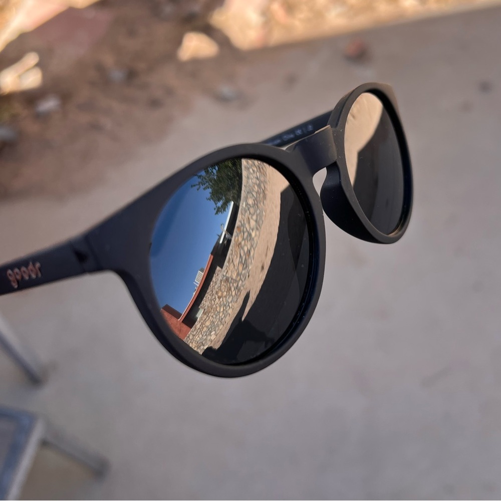 Goodr “It’s Not Black It’s Obsidian” Sunglasses with Cloth Case